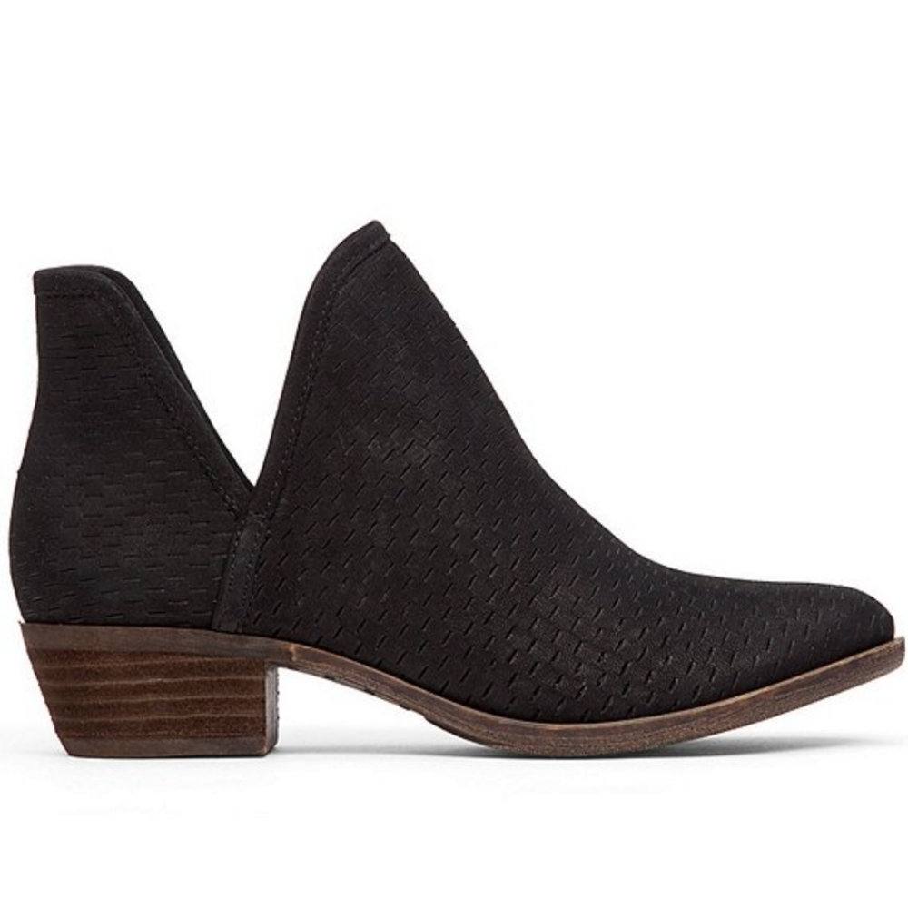 Lucky Brand Black Suede Booties